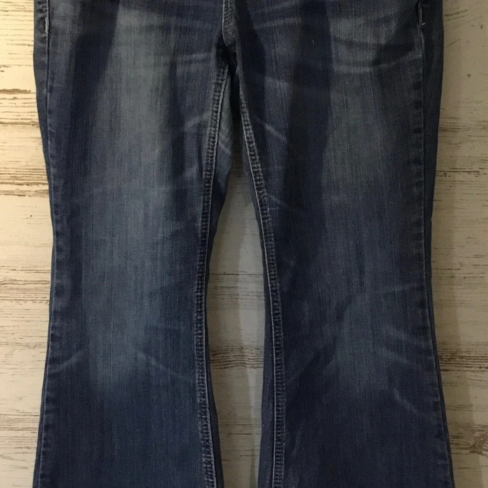 Ariat Women's Dark Blue Bootcut Flare and Button Fly